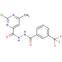 CAS:266337-53-5 | PC32628 | N'1-[(2-chloro-6-methylpyrimidin-4-yl)carbonyl]-3-(trifluoromethyl)benzene-1-carbohydrazide