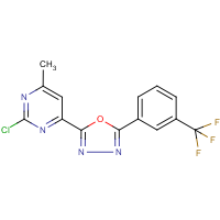CAS:266679-94-1 | PC32635 | 2-(2-Chloro-6-methylpyrimidin-4-yl)-5-[3-(trifluoromethyl)phenyl]-1,3,4-oxadiazole