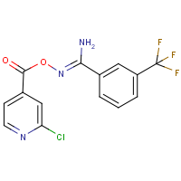 CAS:266692-18-6 | PC32640 | O1-[(2-chloro-4-pyridyl)carbonyl]-3-(trifluoromethyl)benzene-1-carbohydroximamide