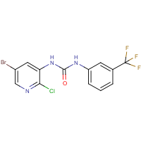 CAS:680217-20-3 | PC32665 | N-(5-bromo-2-chloro-3-pyridyl)-N'-[3-(trifluoromethyl)phenyl]urea