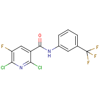 CAS: 680217-81-6 | PC32684 | 2,6-dichloro-5-fluoro-N-[3-(trifluoromethyl)phenyl]nicotinamide