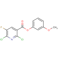 CAS:680217-93-0 | PC32695 | 3-methoxyphenyl 2,6-dichloro-5-fluoronicotinate