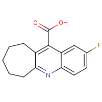 CAS:1555-11-9 | PC32716 | 2-Fluoro-7,8,9,10-tetrahydro-6H-cyclohepta[b]quinoline-11-carboxylic acid