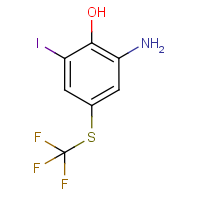 CAS: 1448858-58-9 | PC32724 | 2-Amino-6-iodo-4-[(trifluoromethyl)thio]phenol