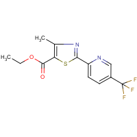 CAS:175277-54-0 | PC3273 | Ethyl 4-methyl-2-[5-(trifluoromethyl)pyrid-2-yl]thiazole-5-carboxylate