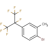 CAS: 353272-53-4 | PC32769 | 1-Bromo-2-methyl-4-(heptafluoropropan-2-yl)benzene