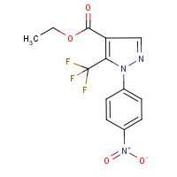 CAS: 175137-35-6 | PC3278 | Ethyl 2-(4-nitrophenyl)-3-(trifluoromethyl)pyrazole-4-carboxylate