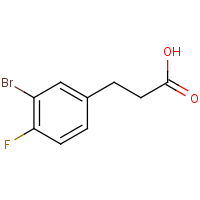 CAS: 866862-24-0 | PC32847 | 3-(3-Bromo-4-fluorophenyl)propionic acid