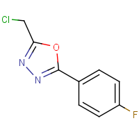 CAS:350672-14-9 | PC32870 | 2-(Chloromethyl)-5-(4-fluorophenyl)-1,3,4-oxadiazole