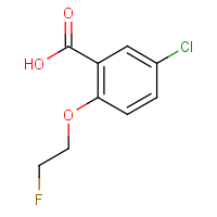 CAS: 334652-74-3 | PC32901 | 5-Chloro-2-(2-fluoroethoxy)benzoic acid