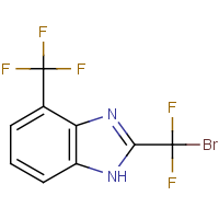 CAS:1353778-48-9 | PC32923 | 2-[Bromo(difluoro)methyl]-4-(trifluoromethyl)-1H-benzimidazole
