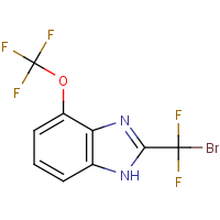 CAS:2366994-28-5 | PC32925 | 2-[Bromo(difluoro)methyl]-4-(trifluoromethoxy)-1H-benzimidazole