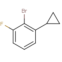 CAS:1434127-29-3 | PC32943 | 2-Bromo-3-fluoro-1-cyclopropylbenzene