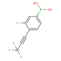 CAS: | PC33011 | 3-Fluoro-4-(3,3,3-trifluoro-1-propyn-1-yl)benzeneboronic acid