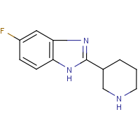 CAS:885275-03-6 | PC3302 | 5-Fluoro-2-(piperidin-3-yl)-1H-benzimidazole