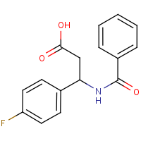 CAS: 1647-94-5 | PC3345 | 3-(Benzoylamino)-3-(4-fluorophenyl)propanoic acid
