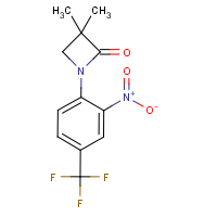 CAS:861881-16-5 | PC3362 | 3,3-Dimethyl-1-[2-nitro-4-(trifluoromethyl)phenyl]azetidin-2-one