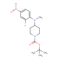 CAS: 952285-82-4 | PC3363 | 4-[(2-Fluoro-4-nitrophenyl)(methyl)amino]piperidine, N1-BOC protected