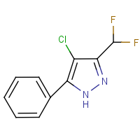 CAS: 1029636-02-9 | PC3397 | 4-Chloro-3-difluoromethyl-5-phenylpyrazole