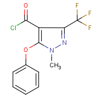 CAS:921939-09-5 | PC3413 | 1-Methyl-5-phenoxy-3-(trifluoromethyl)-1H-pyrazole-4-carbonyl chloride