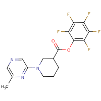 CAS:941716-83-2 | PC3414 | Pentafluorophenyl 1-(6-methylpyrazin-2-yl)piperidine-3-carboxylate