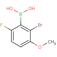 CAS:957062-89-4 | PC3439 | 2-Bromo-6-fluoro-3-methoxybenzeneboronic acid