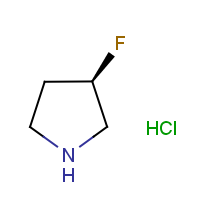 CAS: 136725-55-8 | PC3455 | (3R)-(-)-3-Fluoropyrrolidine hydrochloride