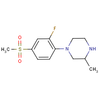 CAS: 914637-61-9 | PC3507 | 1-[2-Fluoro-4-(methylsulphonyl)phenyl]-3-methylpiperazine