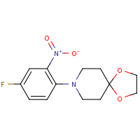 CAS: 914637-75-5 | PC3519 | 8-(4-Fluoro-2-nitrophenyl)-1,4-dioxa-8-azaspiro[4.5]decane