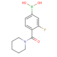 CAS: 874289-10-8 | PC3577 | 3-Fluoro-4-(piperidin-1-ylcarbonyl)benzeneboronic acid