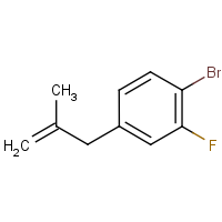 CAS: 951888-47-4 | PC3645 | 2-Fluoro-4-(2-methylallyl)bromobenzene