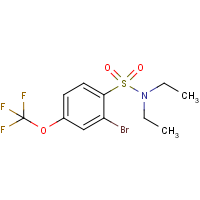 CAS:957062-75-8 | PC3646 | 2-Bromo-N,N-diethyl-4-(trifluoromethoxy)benzenesulphonamide