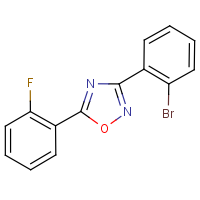 CAS:1000339-25-2 | PC3652 | 3-(2-Bromophenyl)-5-(2-fluorophenyl)-1,2,4-oxadiazole