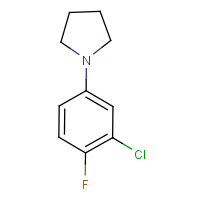 CAS: 1000339-33-2 | PC3653 | 1-(3-Chloro-4-fluorophenyl)pyrrolidine