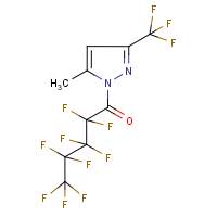 CAS: 261778-43-2 | PC3712 | 5(3)-Methyl-1-nonafluoropentanoyl-3(5)-(trifluoromethyl)pyrazole