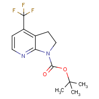 CAS:  | PC37854 | 4-(Trifluoromethyl)-2,3-dihydropyrrolo[2,3-b]pyridine, N1-BOC protected