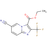 CAS: 2407339-54-0 | PC37865 | Ethyl 6-cyano-2-(trifluoromethyl)imidazo[1,2-a]pyridine-3-carboxylate