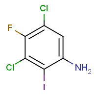 CAS: 1699384-74-1 | PC37881 | 3,5-Dichloro-4-fluoro-2-iodoaniline