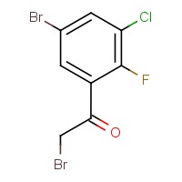 CAS:1805518-57-3 | PC37884 | 5-Bromo-3-chloro-2-fluorophenacyl bromide