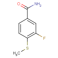 CAS: 238742-81-9 | PC3829 | 3-Fluoro-4-(methylthio)benzamide