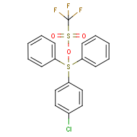 CAS:255056-43-0 | PC3896 | Diphenyl(4-chlorophenyl)sulphonium triflate