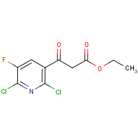 CAS: 96568-04-6 | PC3939 | Ethyl 3-(2,6-dichloro-5-fluoropyridin-3-yl)-3-oxopropanoate
