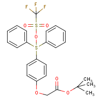 CAS:180801-55-2 | PC3992 | tert-Butyl 2-[4-(diphenylsulphonium)phenoxy] acetate, triflate salt