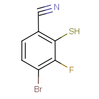 CAS: 1823966-25-1 | PC400005 | 4-Bromo-3-fluoro-2-sulphanylbenzonitrile