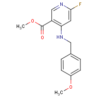 CAS: 2187435-47-6 | PC400033 | Methyl 4-(4-methoxybenzylamino)-6-fluoropyridine-3-carboxylate