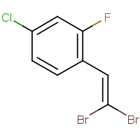 CAS: 1862532-60-2 | PC400041 | 1-(2,2-Dibromovinyl)-4-chloro-2-fluorobenzene