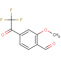 CAS:2231675-62-8 | PC400092 | 4-(2,2,2-Trifluoroacetyl)-2-methoxybenzaldehyde