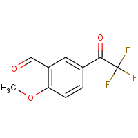 CAS: 2231676-96-1 | PC400093 | 5-(2,2,2-Trifluoroacetyl)-2-methoxybenzaldehyde