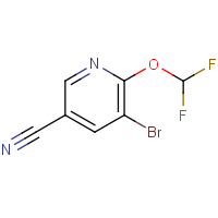 CAS:1805591-98-3 | PC400105 | 5-Bromo-6-(difluoromethoxy)pyridine-3-carbonitrile