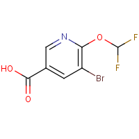 CAS:2231674-35-2 | PC400106 | 5-Bromo-6-(difluoromethoxy)pyridine-3-carboxylic acid